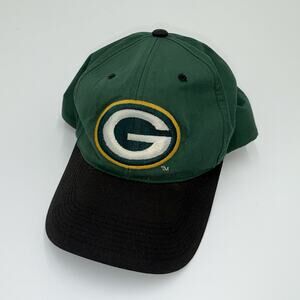 Vintage Green Bay Packers Miller Lite Hillshire Farm Snapback Hat NFL